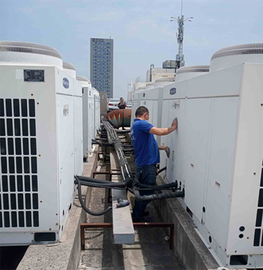 宁城中央空调制热和不制冷系统维修方法